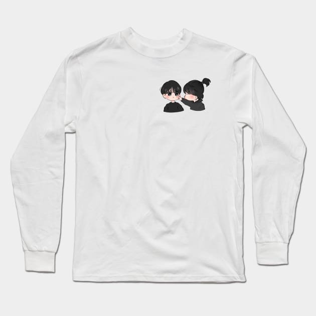 JiKook Long Sleeve T-Shirt by aextheticxtrash